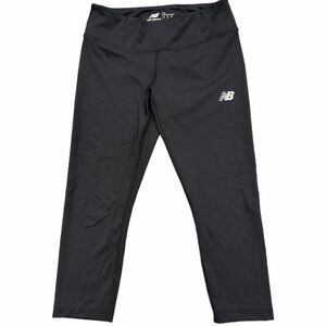 New Balance Leggings Mens Medium Black NB Dry Athletic Running Workout Leggings